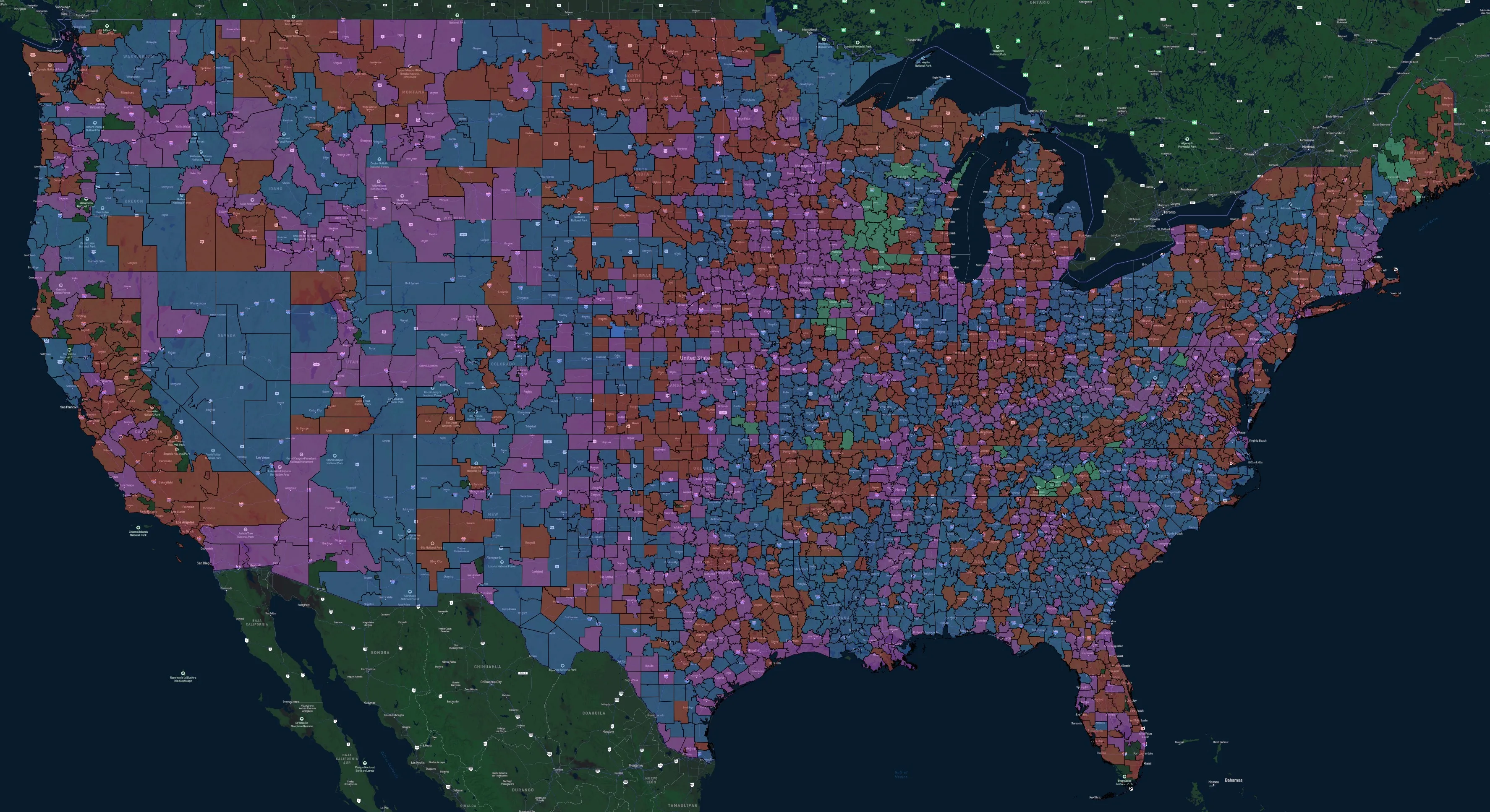 Coverage Report Map hero preview
